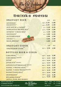 Drinks Menu Seite 3