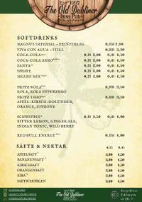 Drinks Menu Seite 4